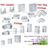 PVC Electrical Wiring Cable Protector Conduit Pipe Accessories Fitting